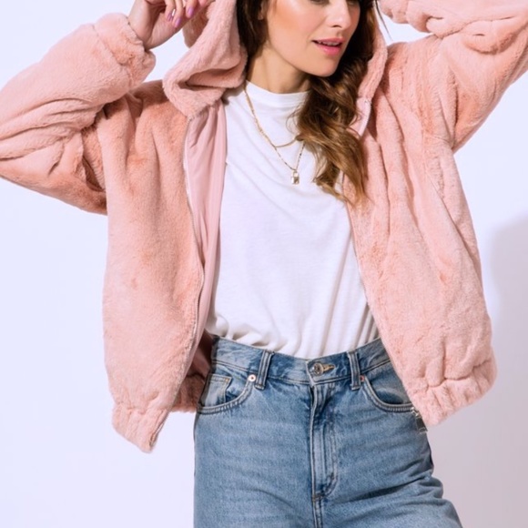 NWT Double Icon I Miss George Teddy Jacket - Picture 1 of 6